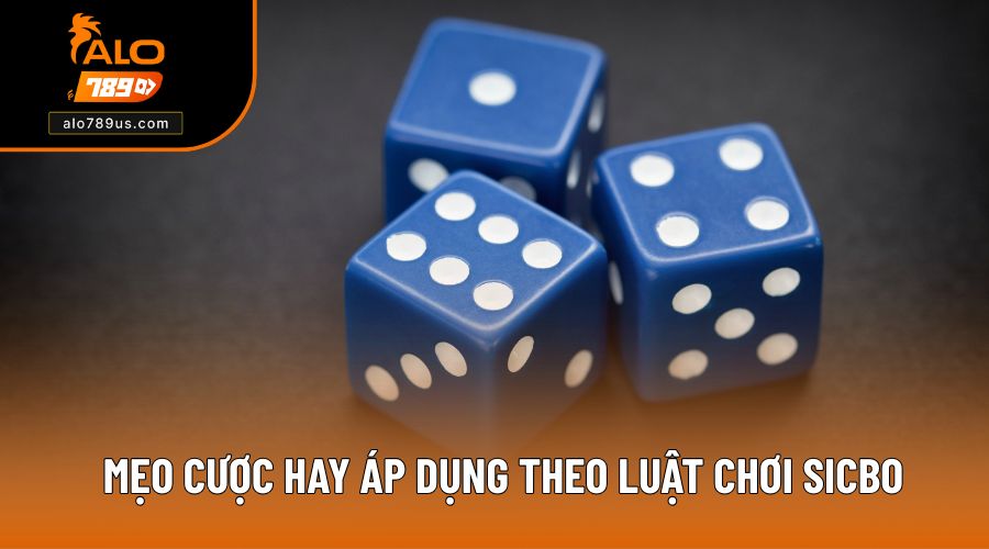 Mẹo cược hay áp dụng theo luật chơi Sicbo