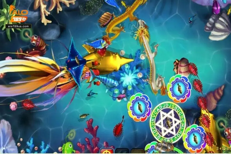 Người chơi cần chọn cấp độ súng phù hợp với loại cá